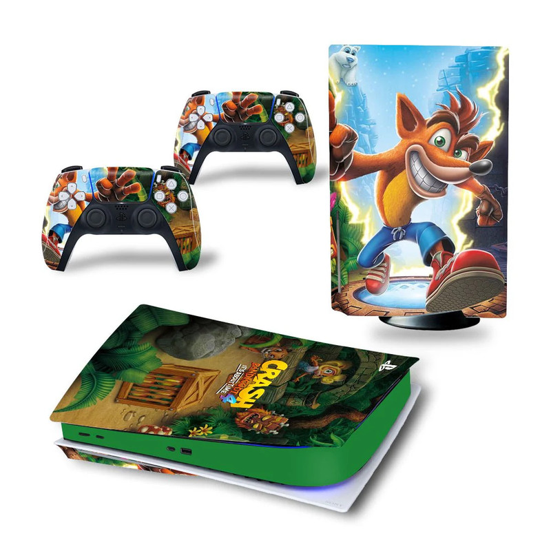 Skull Crusher PlayStation 5 Skin Stickers - Crash - ملصق